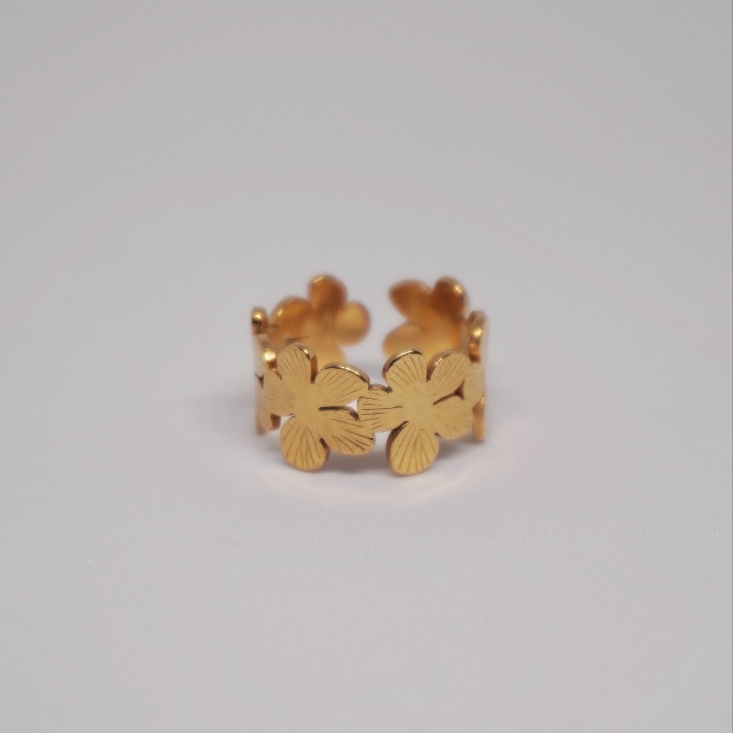 Bague Ajustable "Camélia"