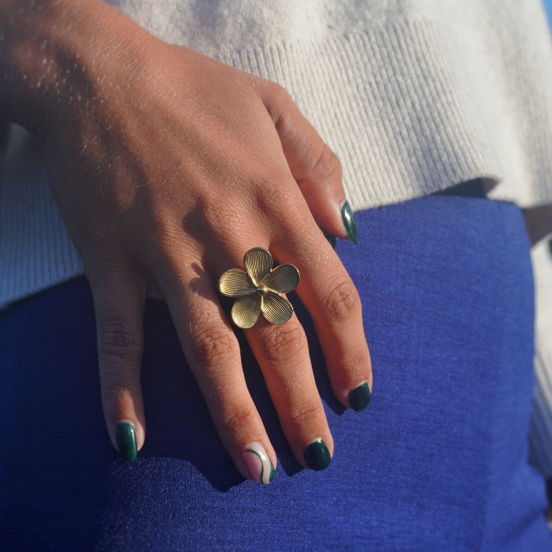 Bague Ajustable "Fleur"